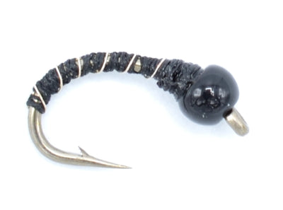 Essential Bead Head Midge Nymph Fly Assortment - 10 Premium Wet Flies in 5 Patterns - Korvel