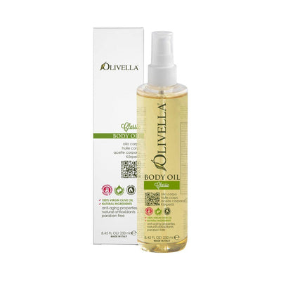 Olivella Classic All Natural Olive Body Oil - 8.45 oz