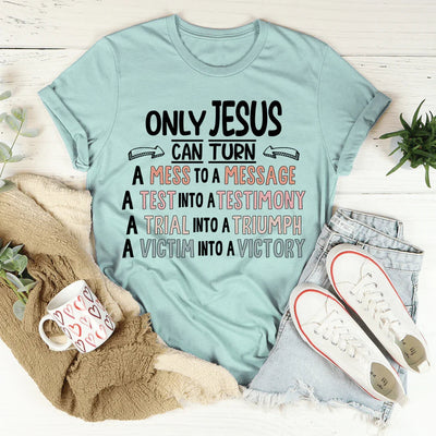 Only Jesus Can Tee - Premium Cotton T-Shirt - Korvel