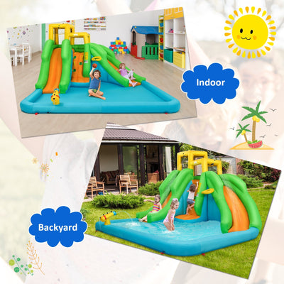 Kids Inflatable Water Park Bounce House with Blower