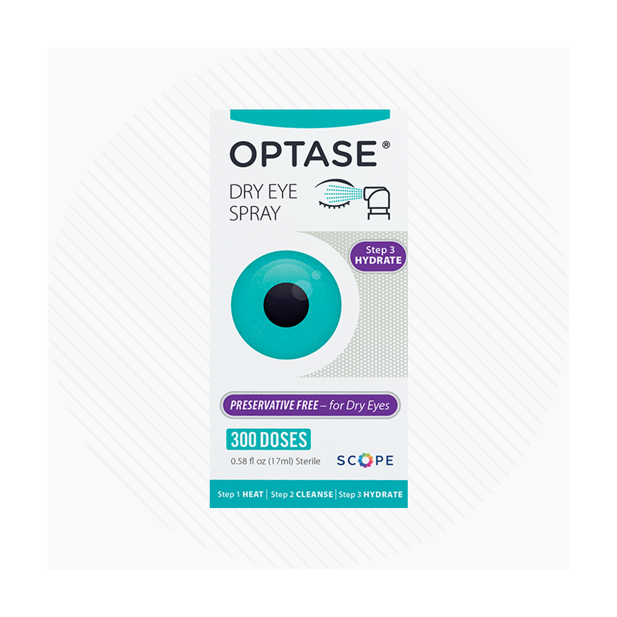 Spray pour les yeux secs Optase - 0,58 fl oz