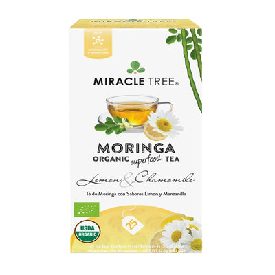 Té de Moringa Orgánico con Limón y Manzanilla
