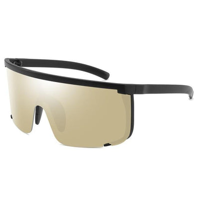 Lunettes de soleil carrées surdimensionnées - Style rétro de luxe pour femmes