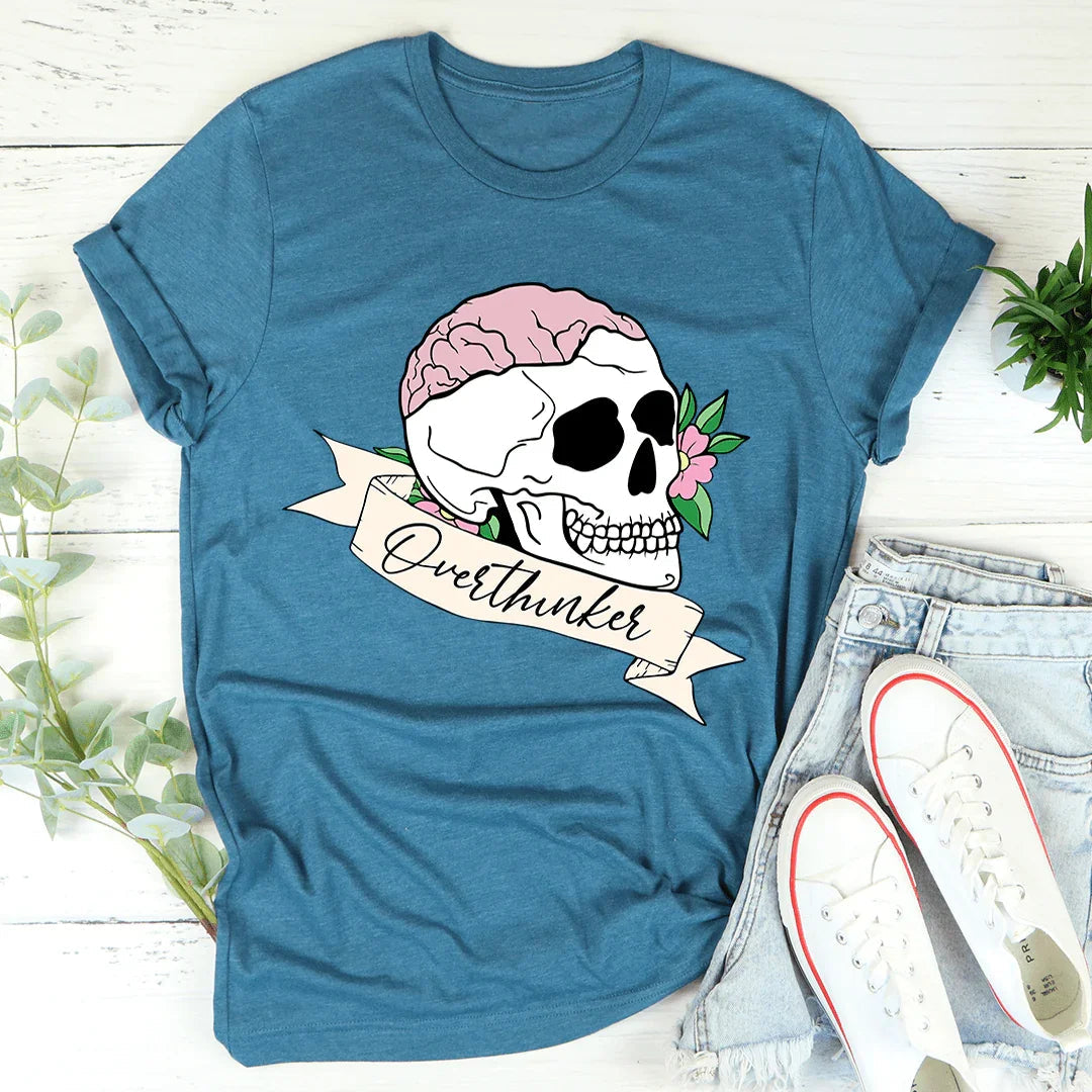 Overthinker Skull Tee - Korvel