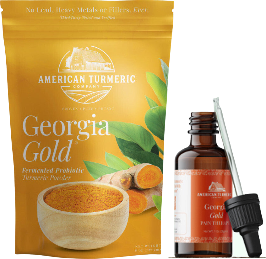 Georgia Gold Fermented Turmeric Powder & Oil Bundle - Korvel