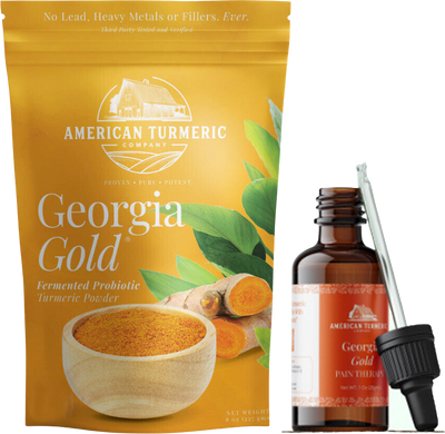 Georgia Gold Fermented Turmeric Powder & Oil Bundle - Korvel