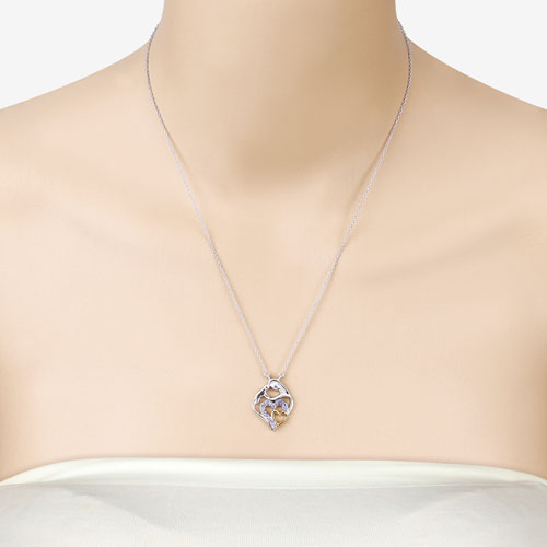 Colgante de plata esterlina con tanzanita genuina de 0.28 quilates