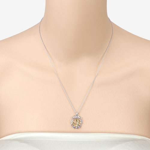 0.11 Carat Genuine Tanzanite Sterling Silver Pendant