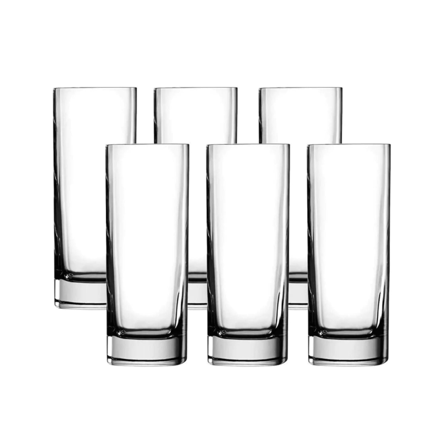 Luigi Bormioli Strauss - Ensemble de 6 Verres à Highball Élégants