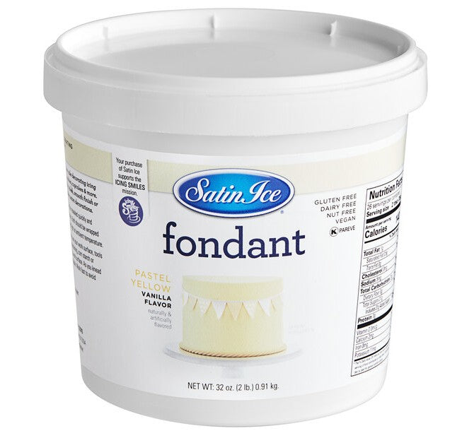 Fondant Premium Satin Ice para Decoración de Pasteles
