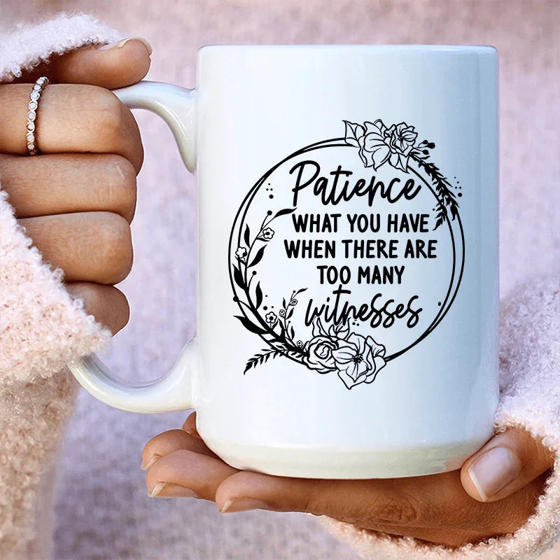 Taza de cerámica Patience 15 oz