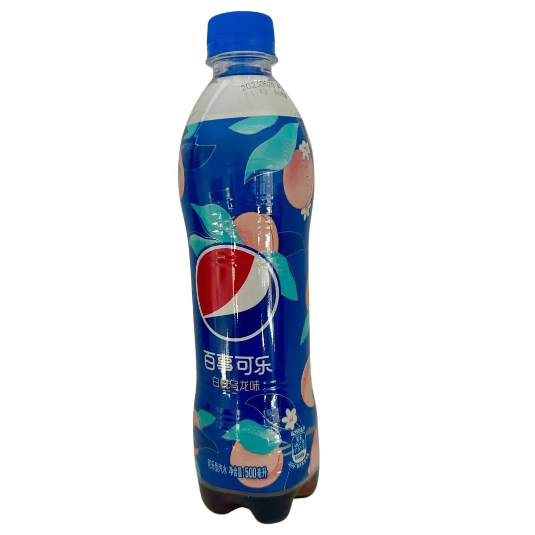 Pepsi Durazno Blanco y Oolong – Cola Saborizada Refrescante 500mL