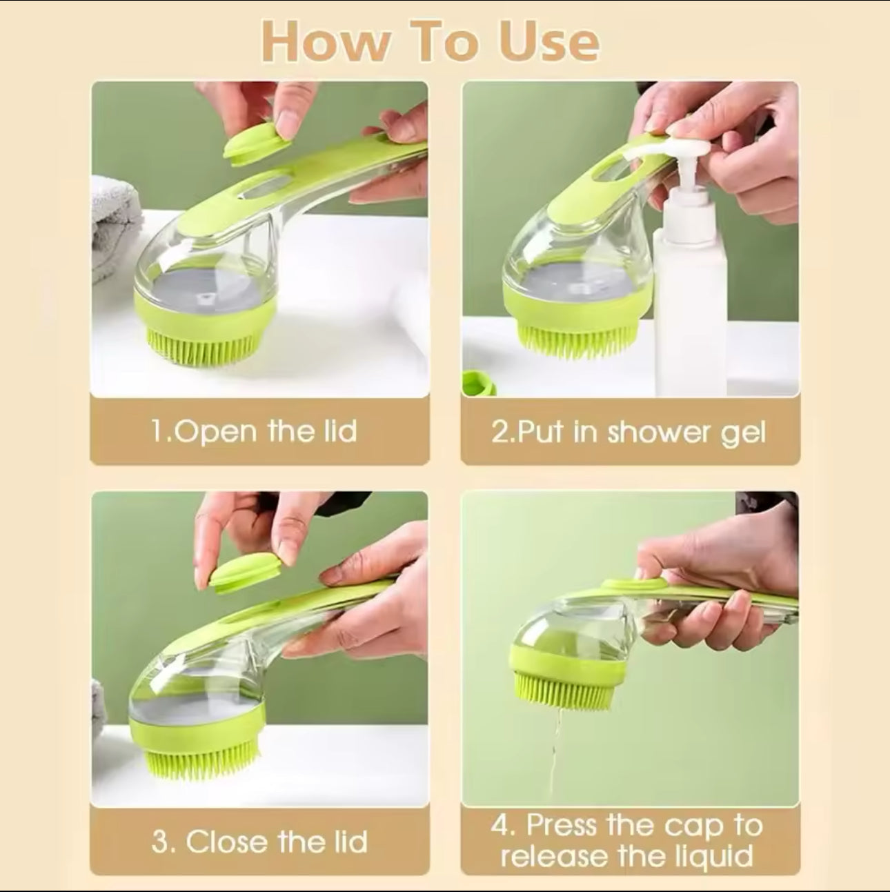 Pet Shower Brush - Korvel