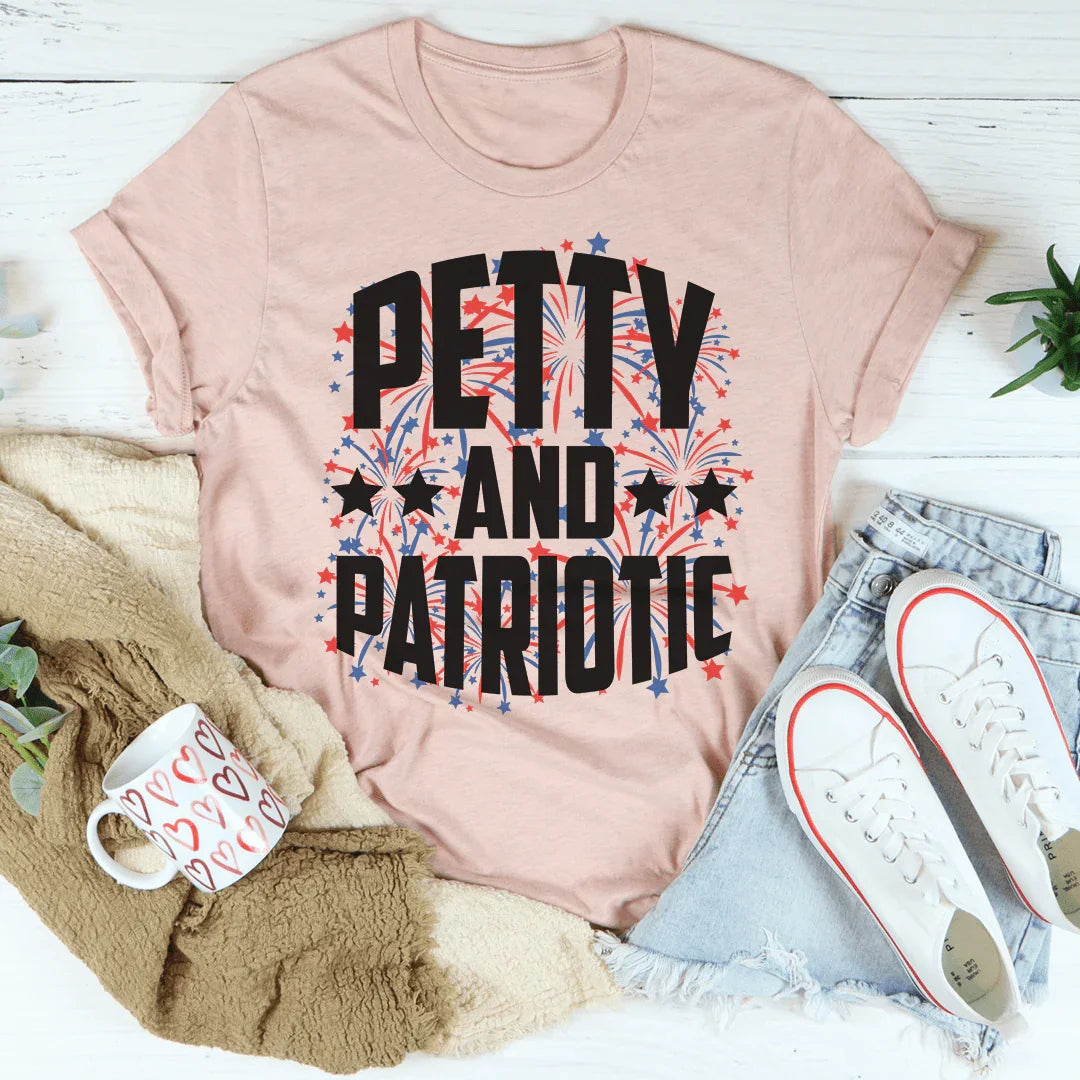 Camiseta mezquina y patriótica