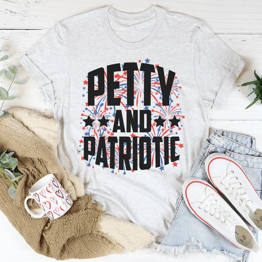 Camiseta mezquina y patriótica
