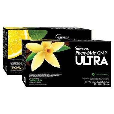 Poudre Phenylade GMP Ultra Vanille - Sachets de 1,2 oz (Caisse de 16)
