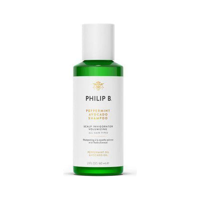 Shampoo à la menthe poivrée et à l'avocat Philip B. - 2 oz