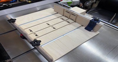 Premium Full-Size Table Saw Sled - Enhanced Version Delivered in a Box! - Korvel
