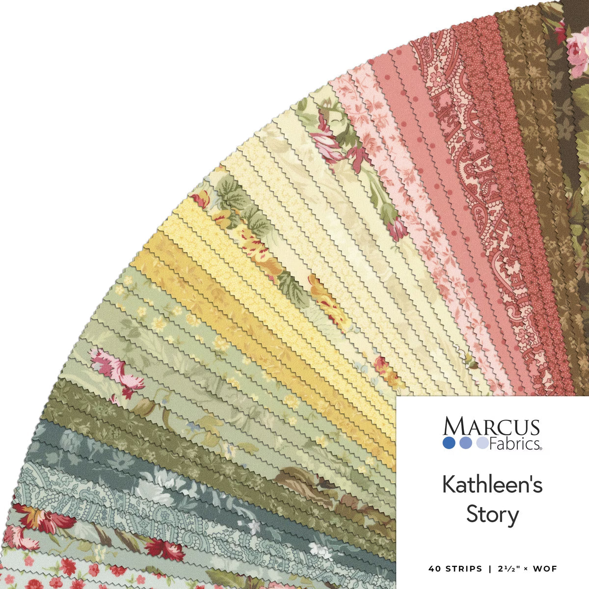 Kathleen's Story - 2.5" Cotton Strips