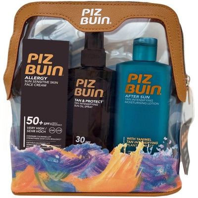 Piz Buin Travel Bag - Allergy, Tan Protect, After Sun Set - 3 Pack Set