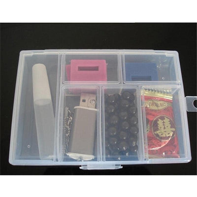 Premium Plastic Jewelry Organizer with Adjustable Compartments