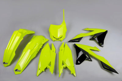 Vibrant Neon Yellow Plastic Kit for Suzuki RMZ 250 (2019-2025) & RMZ 450 (2018-2025) - Korvel