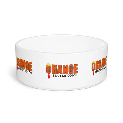 Playful Pet Bowl - Orange is Not My Color!
