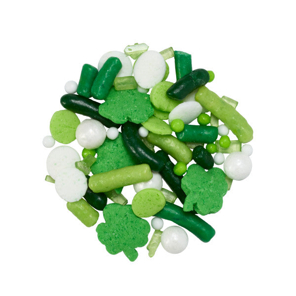 Edible, St. Patrick's Day Sprinkle Fusion Mix - 8 oz or 24 oz - Korvel
