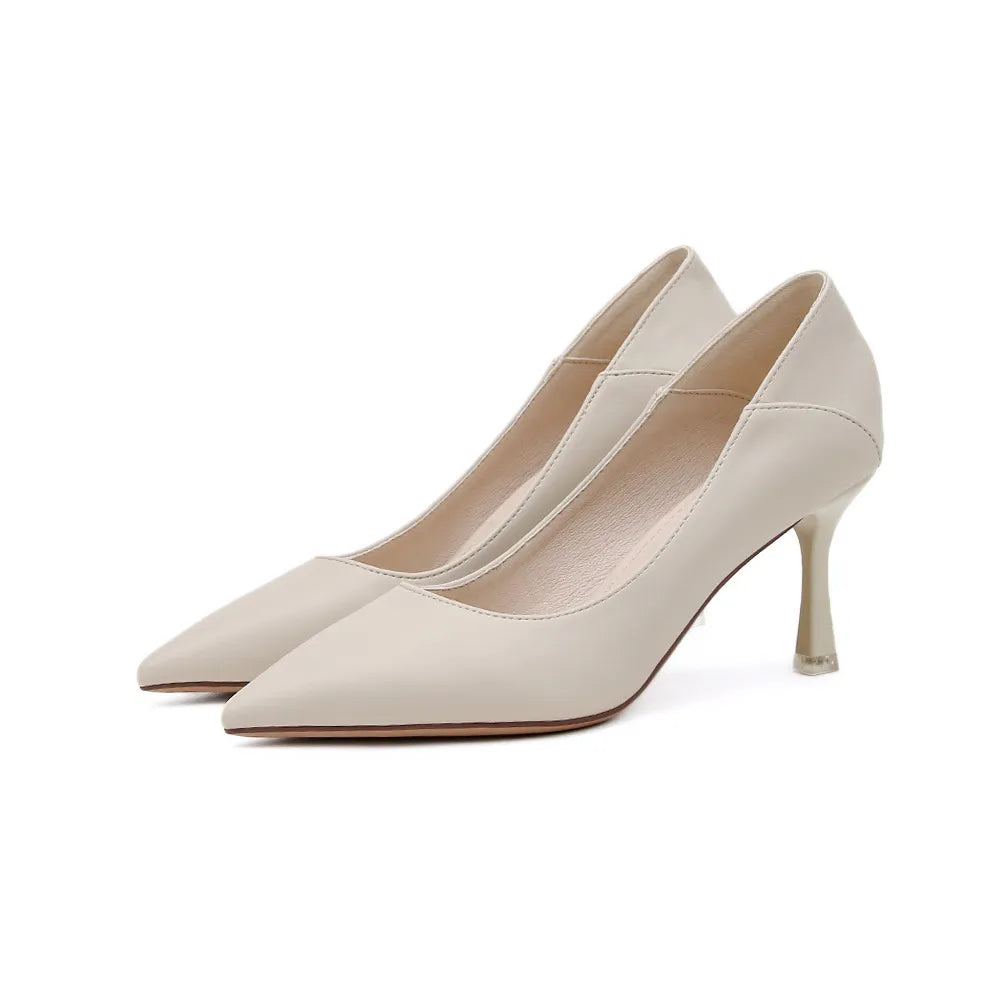 Point Toe Stiletto Pumps - Korvel