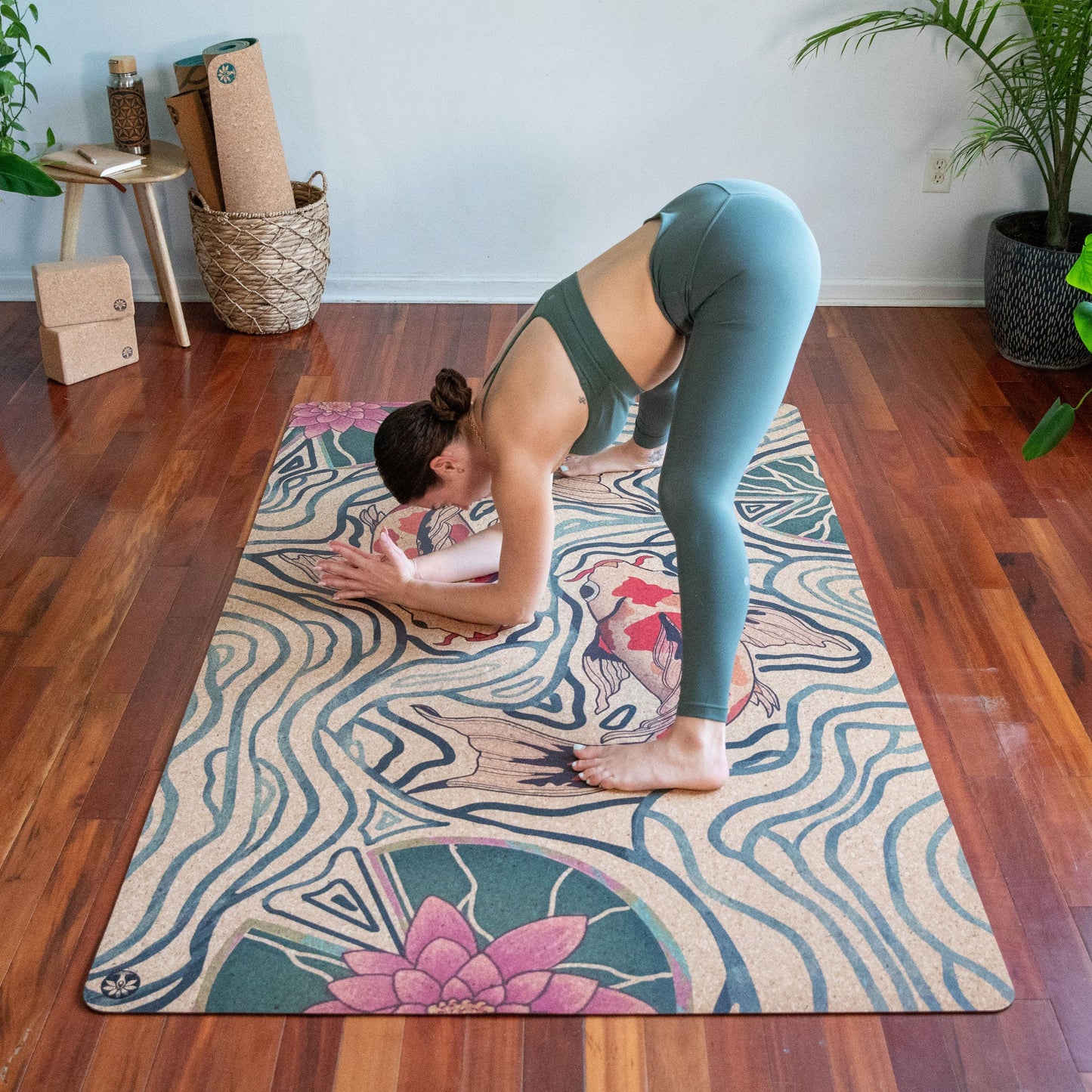 Harmony Haven Nomad XL Eco-Friendly Cork Yoga Mat - Korvel