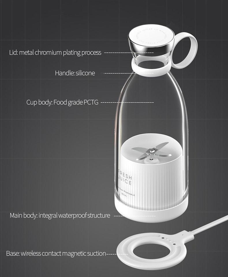 Mixeur Blender Électrique Portable - Mini Mixeur de Fruits