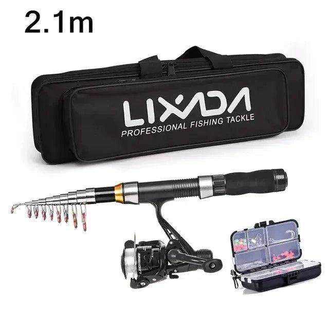 Kit de canne à pêche portable Pro - Équipement premium pour les pêcheurs