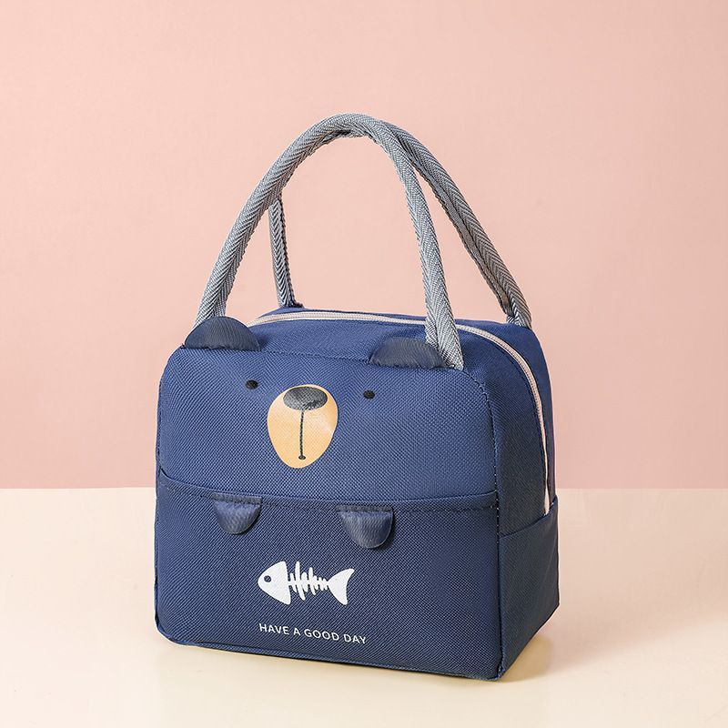 Portable Insulated Thermal Picnic Food Lunch Bag Box Cartoon Tote Food Fresh Cooler Bags Pouch - Korvel