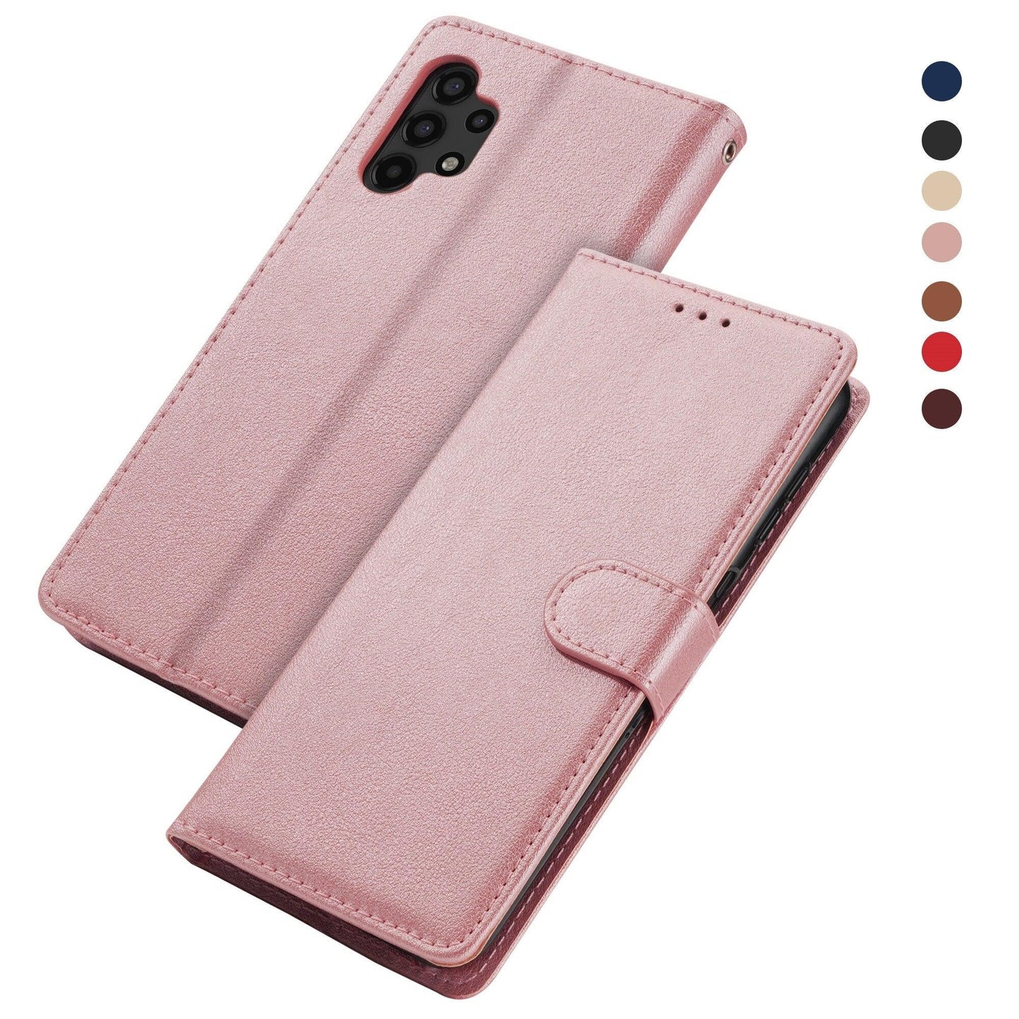 Premium Leather Flip Wallet Case for Xiaomi Redmi Note Series
