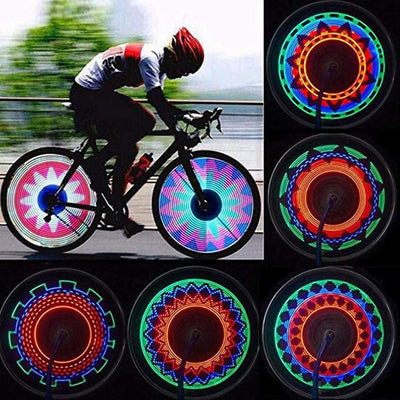 Luz de Radio de Bicicleta LED con 32 Patrones para Mayor Visibilidad