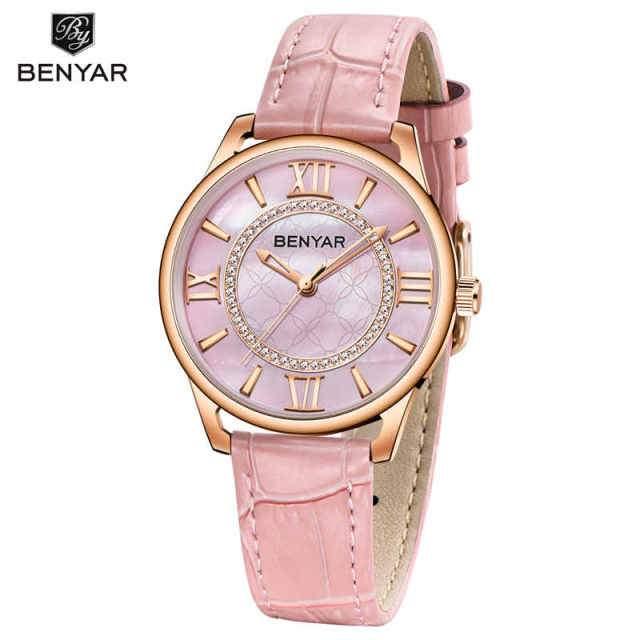 Montre à Quartz Élégante en Rhinestones pour Femmes