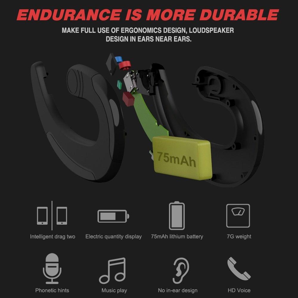 STEVVEX Wireless Bluetooth In-Ear Headphones with Microphone