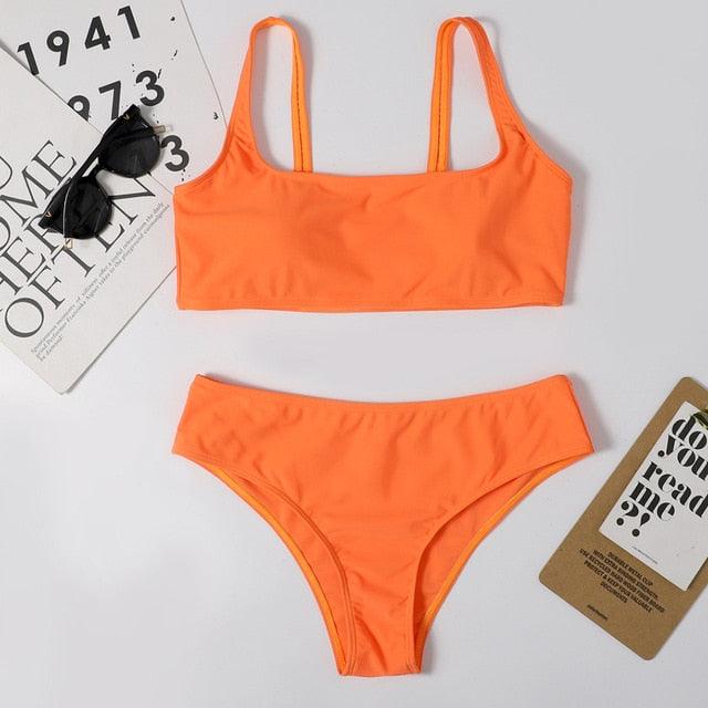 Ensemble de bikini taille haute premium pour femmes