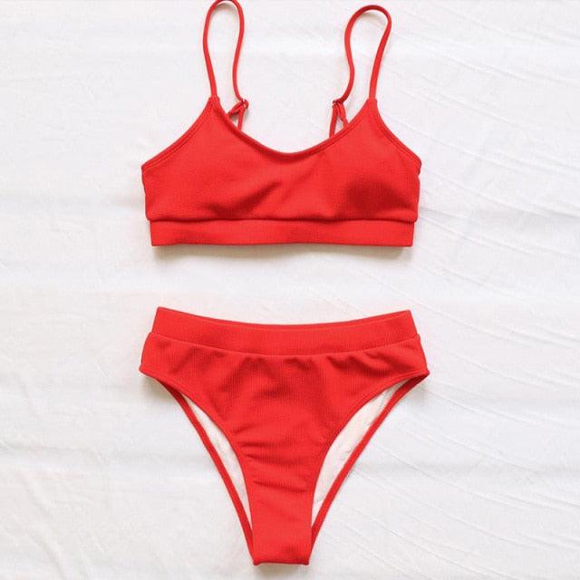 Ensemble de bikini triangle classique Allurelation pour femmes