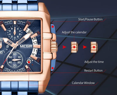 Stylish Men's Analog Quartz Watch with Luminous Features