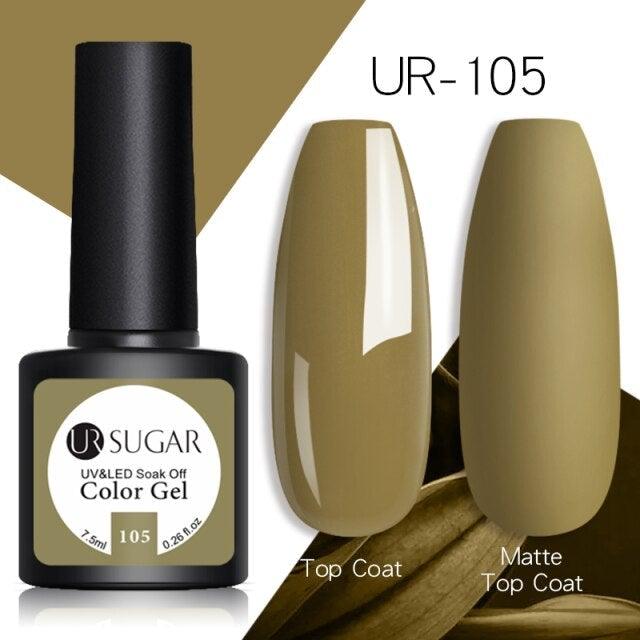 Vernis à ongles en gel vert printanier moderne - Qualité premium