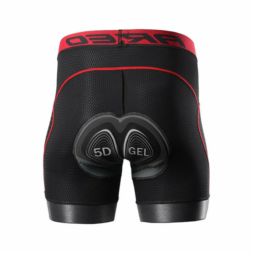 Shorts de cyclisme pour hommes avec coussin en gel 5D pour un confort ultime