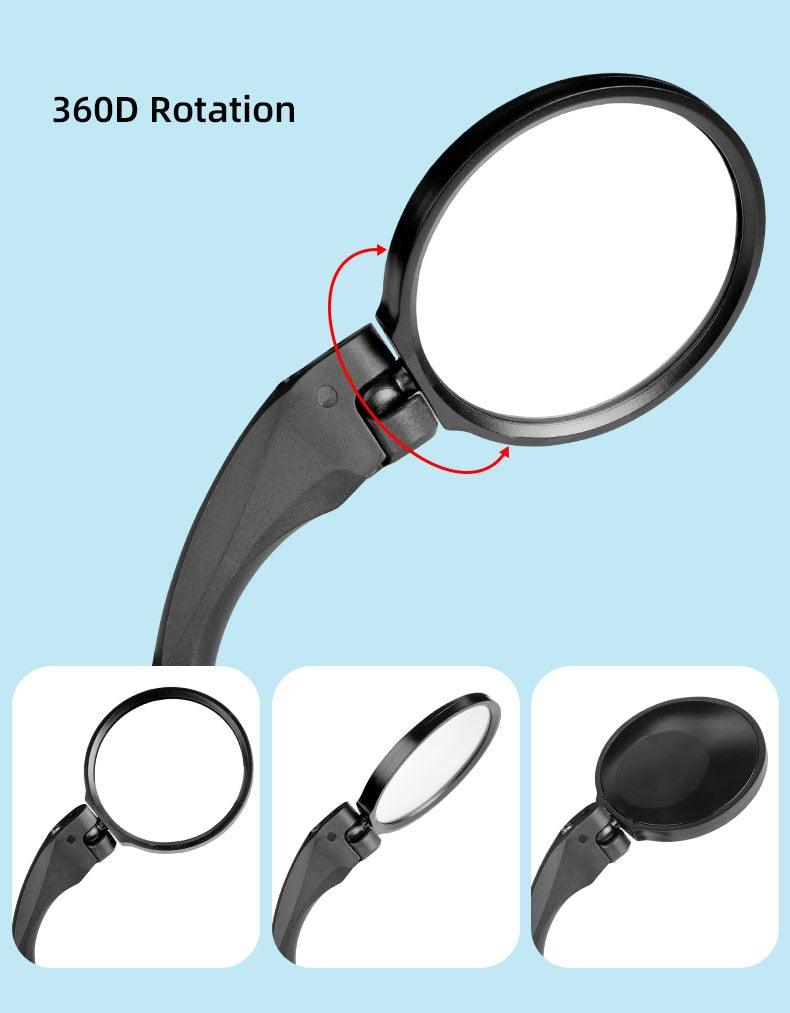 Miroir de vélo arrière réglable pour une sécurité accrue