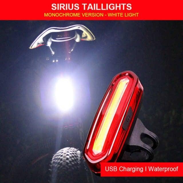 Ultra Bright USB Rechargeable LED Bike Tail Light
