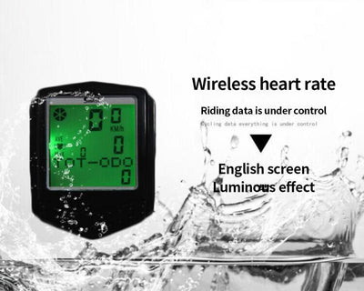 Premium Wireless Bicycle Computer with Backlit Display
