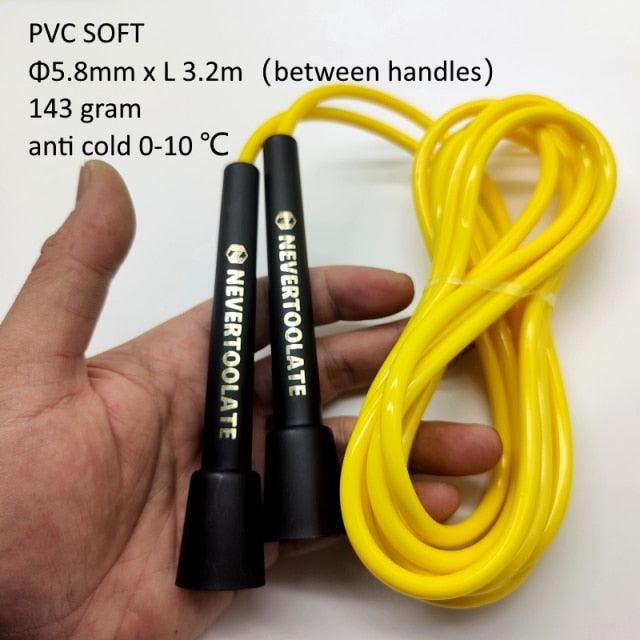 Adjustable PVC Beaded Jump Rope for Fitness Training