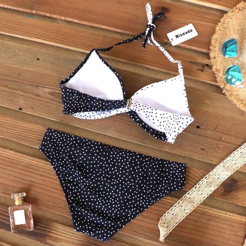 Ensemble de bikini push-up floral pour femmes