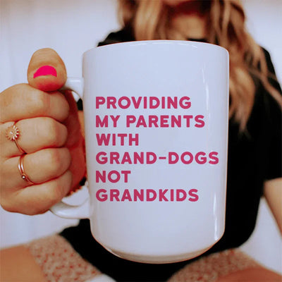 Grand-Dogs Ceramic Mug - 15 oz for Pet Lovers - Korvel