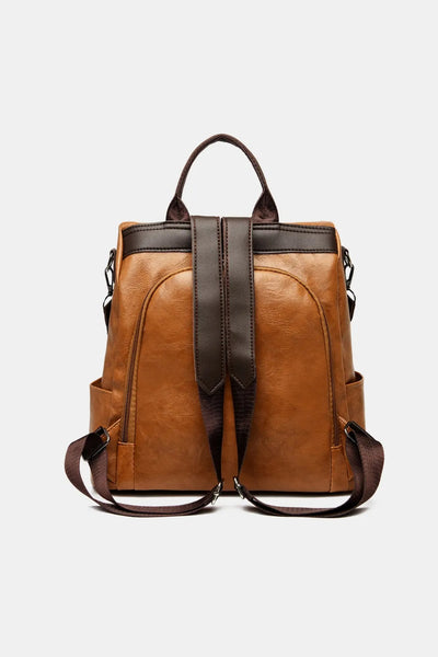 PU Leather Backpack Bag - Korvel