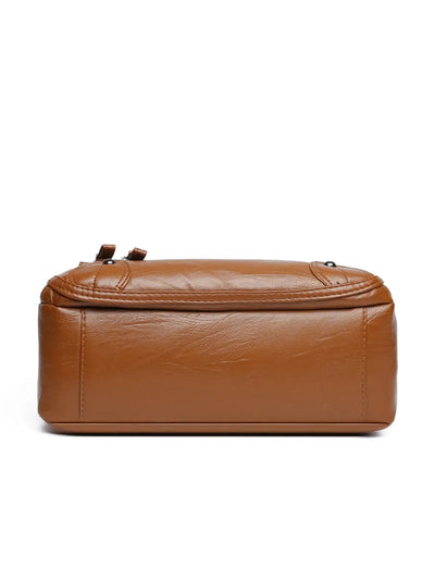 Premium PU Multi-Compartment Crossbody Bag